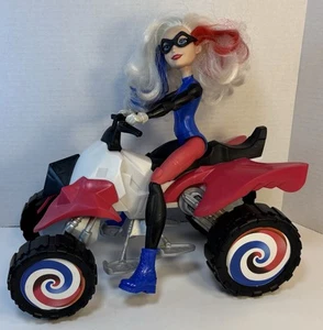 Harley Quinn ATV Quad Bike Set DC Super Hero Girls Doll - Picture 1 of 12