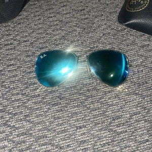 Ray Ban Sonnenbrille blau Piloten verspiegelt (gebraucht) Unisex - Bild 1 von 5