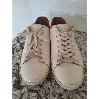 Women's SEZANE Jack Trainers Leather Comfort Sneakers Smooth Ecru EU 39 US 8 - Image 1 of 4