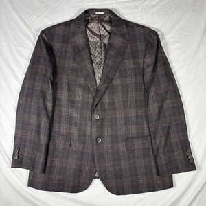 Joseph Abboud Blazer Lanificio di Pray Woven in Italy Mens 46S Short Double Vent - Picture 1 of 12