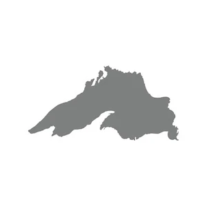 Lake Superior Outline Vinyl Decal Car Window Laptop Sticker - Picture 1 of 10