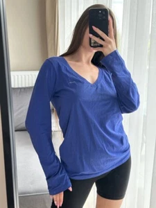Prada V-Neck Blue Long Sleeve Size XL - Picture 1 of 8