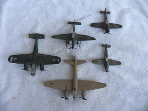 5 Bachmann Germania SECONDA GUERRA MONDIALE MINI-PIANI ME 109 Dornier Focke Wulf Stuka Junker - Foto 1 di 13