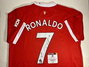 Cristiano Ronaldo Autographed Signed Manchester United Adidas Soccer Jersey COA