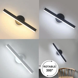 LED Wandleuchte Drehbar 38CM Lang Innen Wandlampe Wohnzimmer Flur Nachttischlamp - Bild 1 von 24