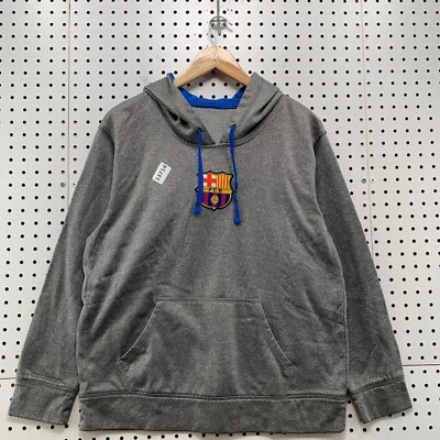 Sudadera con Capucha Vintage FC Barcelona Mujer XL Gris Pullover con Capucha 22x24 Foto 1 de 4