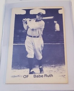 1975 TCMA All Time New York Yankee Team Blue Babe Ruth HOF