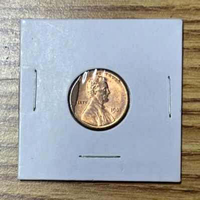 RARE Die Cud Error 1987 Lincoln Penny US Mint Error Coin! Excellent Condition 🔥 - Image 1 of 4