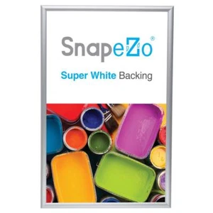 SnapeZo® Silver 14x22 Poster Frame - 1" Profile - Picture 1 of 5