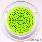 Dosenlibelle Wasserwaage Groß Ø 100 x 14mm Libelle Präzisions Waage Fussplatte