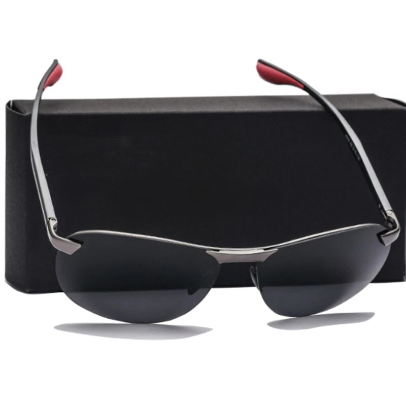 Gafas de sol polarizadas fotocromáticas de aluminio magnesio para hombre gafas de conducción retro Foto 1 de 4