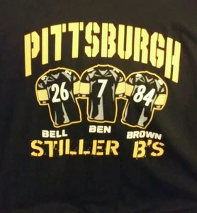 Camiseta Grande PITTSBURGH STEELERS Ben Roethlisberger Antonio Marrón Le’Veon Bell - Imagen 1 de 1
