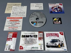 SEGA RALLY CHAMPIONSHIP 2 SEGA DREAMCAST NTSC-J SPINECARD+REG. CARD. - Foto 1 di 8