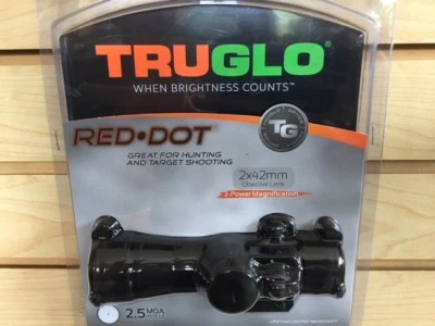 Nueva mira de punto rojo Truglo 2x42 mm 2 mira telescópica 2,5 MOA TG8030B2 Foto 1 de 2