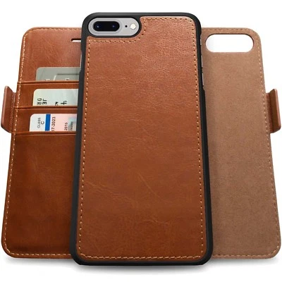 男式皮革钱包式保护壳,带超薄手机后壳防滑适用于 iPhone/三星 — 第 1/4 张图片