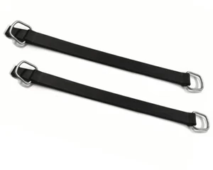 kit 2 Pz Cinghette GOMMA lunghezza 213 mm. estensibile 293 mm cinghia cinghietta - Imagen 1 de 3