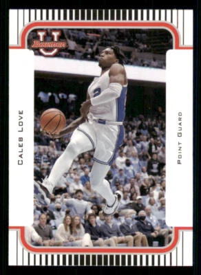 2021-22 Bowman University '03 Bowman #2K3B22 Caleb Love - Image 1 of 2