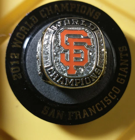 SF  Giants  2012 World Series Championship Ring Replica SGA 4/7/2013 NEW Cover