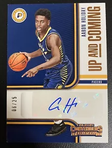 AARON HOLIDAY Contenders ROOKIE AUTO “Up And Coming “ SP Variation RC #'d/25 - Picture 1 of 10