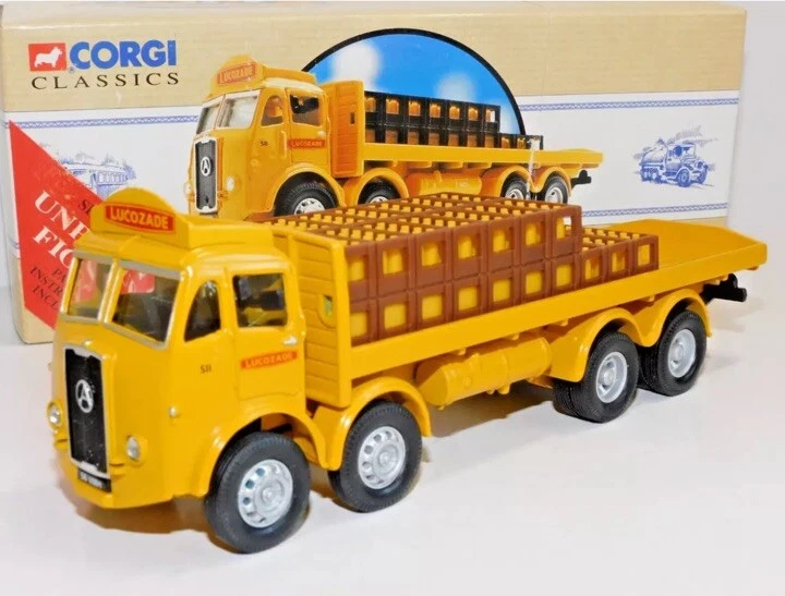 CORGI ATKINSON FLATBED TRUCK WITH CRATES LUCOZADE 1/50 - 97334 - Image 1 of 1
