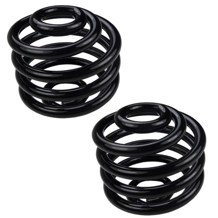 Muelles de asiento negro 2 pulgadas para moto asiento individual Chopper Cruiser Bobber Custom