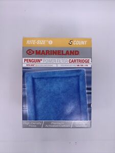 Penguin Marineland Filter Power Rite 5ct, Size B Cartridges 100,125,175