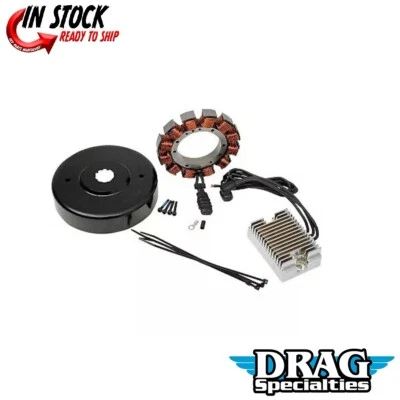 Drag Specialties 重型 32A 充电套件 适用于 90 - 96 Touring 84 - 99 软尾 — 第 1/3 张图片