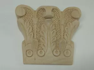 1 Pair New Carved Beech Wood Corbel~Furniture Hdwe.~Woodworking~MU-OP-197BEECH - Picture 1 of 5