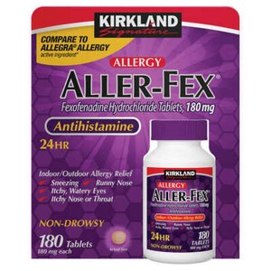 Kirkland Signature Aller-Fex 180 mg., 180 Tablets * FAST SHIPPING *