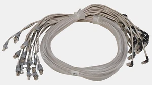 BD Becton-Dickinson LSR II Flow Cytometer Shielded CAT5 Cable Set ~6ft DAQ I/O - Picture 1 of 4