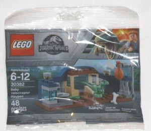 LEGO 30382 BEBÉ VELOCIRAPTOR PLAYPEN Jurassic World polybag dinosaurio dino raptor - Imagen 1 de 4