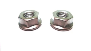Kawasaki KH125 L1 - Exhaust Flanged Nuts Set - Stainless Steel - Picture 1 of 6