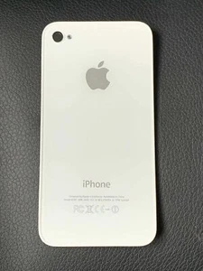 Apple iPhone 4 Glass Back Battery Cover - Colour: White - Model A1387 - Zdjęcie 1 z 7