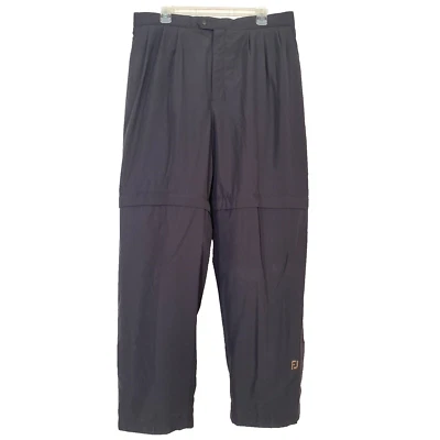 FootJoy DryJoys Para hombres XXL 2XL Negro Convertible Impermeable Golf Lluvia Pantalones Forrados Foto 1 de 4