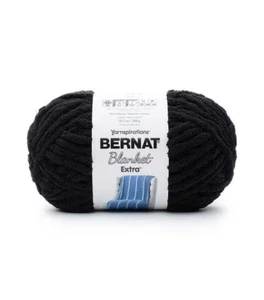 Bernat Decke Extra Garn schwarz 97 Yards 10,5 oz 300 g Jumbo NEU funktioniert schnell - Bild 1 von 3