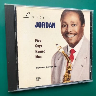 Louis Jordan FIVE GUYS NAMED MOE Original Decca Recordings #2 Blues Jazz CD USA - Image 1 of 4