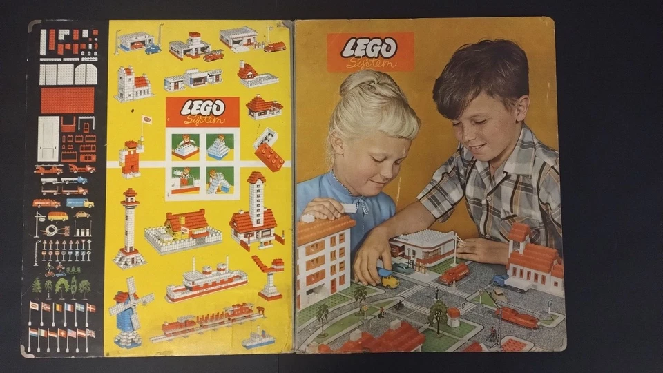 LEGO SYSTEM ANNI 60 CARTONATO DI BASE CARDBOARD 80 X 50 - Immagine 1 di 4