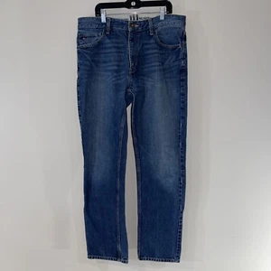 Tommy Hilfiger Jeans Mens 32x32 Medium Wash Blue Denim Straight Leg Classic Fit - Picture 1 of 5
