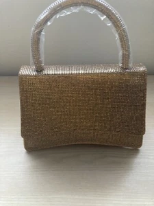señora bolso de agarre boda, fiesta de graduación fiesta gol diamante totalmente nuevo - Imagen 1 de 7