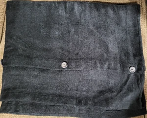 Pair of 44" Black Heavy Duty Valances with Button by Croscill Home from JC Penny - Picture 1 of 4