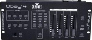 Chauvet Obey 4 Compact DMX-512 LED Wash Light Controller w/3 or 4 Channel Mode - Picture 1 of 10