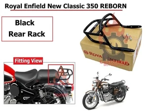 Royal Enfield "All New Classic 350 REBORN Black Rear Rack" - Bild 1 von 11