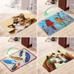 60X40CM Latch Hook Rug Making kits for Adults Beginner Embroidery Cushion Cover - Picture 1 of 14