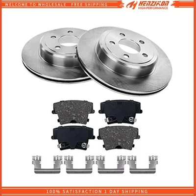 Pastillas de freno rotores de disco trasero para Chrysler 300 Dodge Challenger Charger Magnum Foto 1 de 4