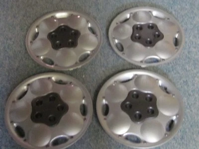 4 CUBIERTAS DE RUEDA MOPAR 1995 1996 PLYMOUTH DODGE NEÓN PLATA + GRIS 13" 4684438 Foto 1 de 4