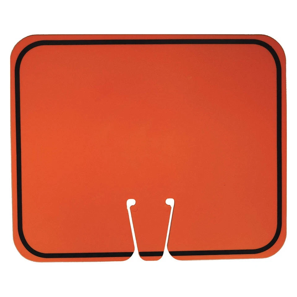 GRAINGER APPROVED 03-550-BL Traffic Cone Sign,12-1/2" L,ABS Plastic 489N85 - Image 1 of 1