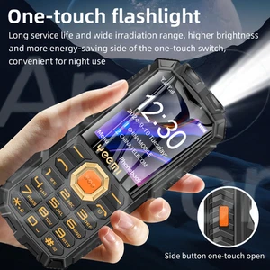 YeeMI Q7 4G LTE Durable Elderly Phone Two Sim Big Keypad SOS Call - Picture 1 of 6