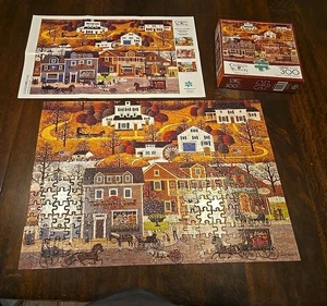 Charles Wysocki Hawkriver Hollow 300 große Teile Puzzle vollständig Buffalo SCHADEN - Bild 1 von 10
