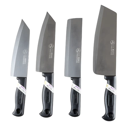 Juego de cuchillos de chef tailandeses KIWI de 4 piezas de acero inoxidable para cortar picar pelar Foto 1 de 4