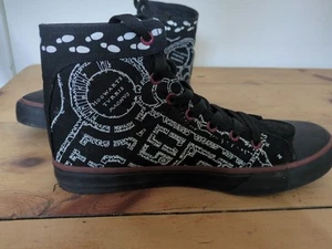 Raro Talla 6 EMP Merodeadores Mapa Hi Tops Reino Unido Talla 6 Harry Potter. Apenas usado - Imagen 1 de 7